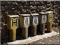 Hydrant markers, Higher Warberry Road, Torquay