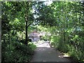 The Thames Path passes under Kew Railway Bridge