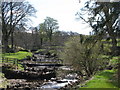 Mini-weirs on the River East Allen at Peasmeadows