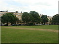 Lansdown Crescent from the park