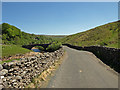 The B6270 and Low Bridge, Swaledale