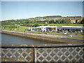 A85 from the north end of the Tay rail bridge