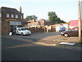 Polling Station behind The Sunshine Inn