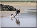 C5449 : Reflective sands, Culdaff by Kenneth  Allen