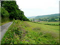 Lane above the Bailey Brook valley