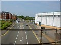 A4182 road from the railway line leaving Sandwell and Dudley station