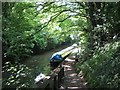 The way down to the Grand Union Canal near Tring Station