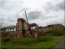 SK5096 : Derelict buildings at Conisbrough Lodge by Steve  Fareham