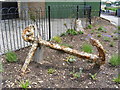 Rusting anchor in Promenade Park Maldon