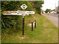 Charminster: old Dorset finger-post