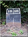 Milepost  15 on the Ashby Canal