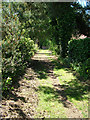 Footpath on site of former railway station, Aldeburgh