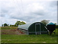 Chicken sheds at Gate Farm