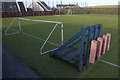 Astroturf pitch, former RAF Saxa Vord, Haroldswick