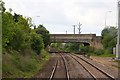 Bridge over the railway at Kidlington