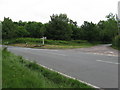 Road junction between the B2028 and Stonecross Lane