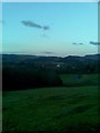 Comrie at Sunrise from Williamson Monument