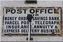 C6540 : Sign, Greencastle Post Office by Kenneth  Allen