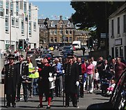 NT0077 : Linlithgow High Street, Crying the Marches by AlastairG