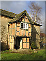 15th C porch of Wickton Court farmhouse