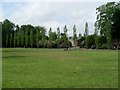 Looking to the Walled Gardens in Rouken Glen Park