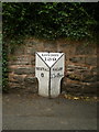 The Haybridge milestone - detail