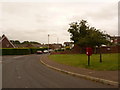 SY7594 : Puddletown: postbox № DT2 197, Brymer Road by Chris Downer