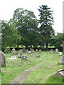 Path through the churchyard at Lydeard St Lawrence