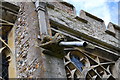 Smoking gargoyle at Thaxted church