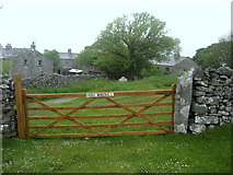 SD8266 : Gate to Upper Winskill Farm by Chris Heaton