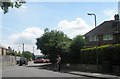 Bus turning from Larchwood Drive into Bond Street