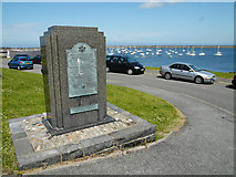 SH2483 : Monument and Marina by Bob Abell