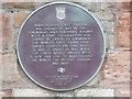 Plaque: Burntisland Station