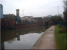 SO8555 : Worcester & Birmingham Canal at Lowesmoor by Trevor Rickard