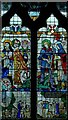 WW II memorial window in St Mary Magdalene