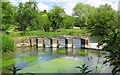 The Old Sluice on River Kennet at Axford