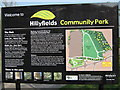 Hillyfield Community Park Information Board