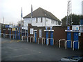 Turnstiles at Worcester City football ground.