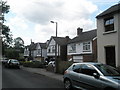 Mock tudor houses in Harvest Road