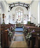TM3699 : All Saints Church - view east by Evelyn Simak