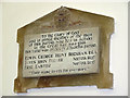 All Saints Church - war memorial in north aisle