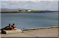 Inner Holm from end of the jetty