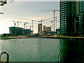 Media-City rising over Huron Basin, Salford Quays