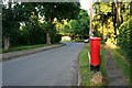 Post box on Church lane