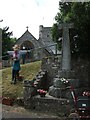 War memorial at the entrance to Luppitt Church