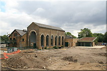 TQ3488 : Markfield Road Pumping Station by Chris Allen