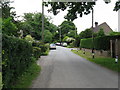 View north on Deaks Lane Ansty