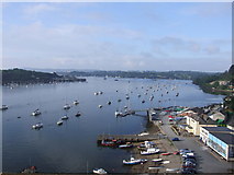 SX4358 : River Tamar and Hamoaze from the Royal Albert Bridge by High View