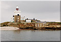 NU2904 : Coquet Island lighthouse solar panels by Andy F