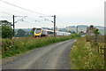 NU2312 : Beside the railway near Lesbury by Andy F